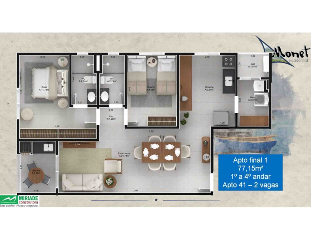 apartamento lançamento no centro de ubatuba preço fecgado investimento imobiliário gestão em negocios imobiliários ubatuba são paulo litoral norte -20