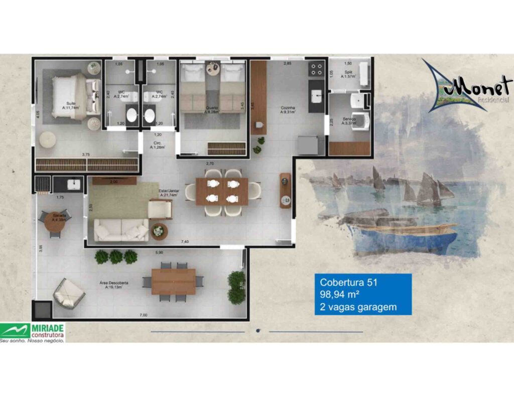 apartamento lançamento no centro de ubatuba preço fecgado investimento imobiliário gestão em negocios imobiliários ubatuba são paulo litoral norte -21