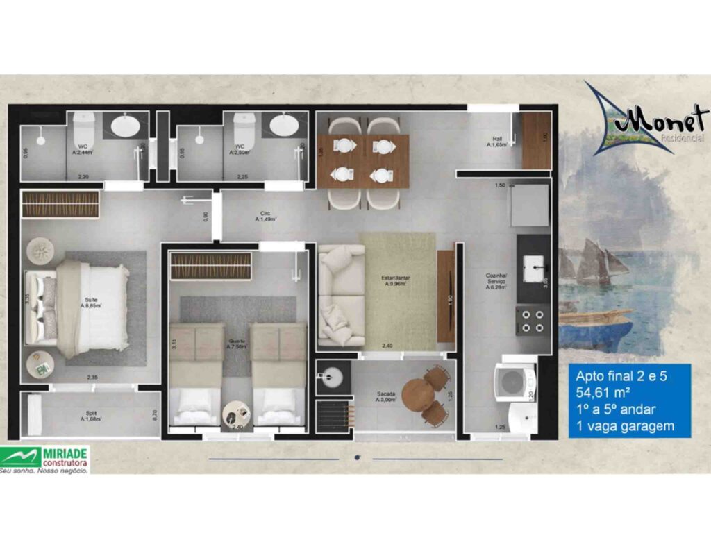 apartamento lançamento no centro de ubatuba preço fecgado investimento imobiliário gestão em negocios imobiliários ubatuba são paulo litoral norte -26
