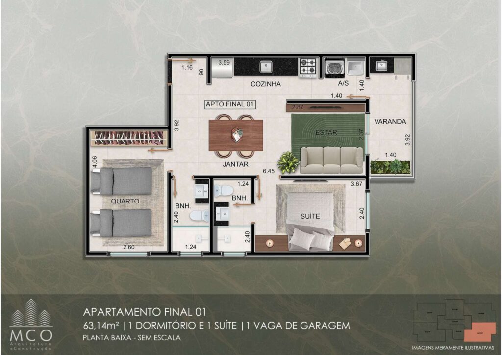 apartamento lançamento na planta a venda no centro de ubatuba valor de investimento ubatuba litoral norte de são paulo