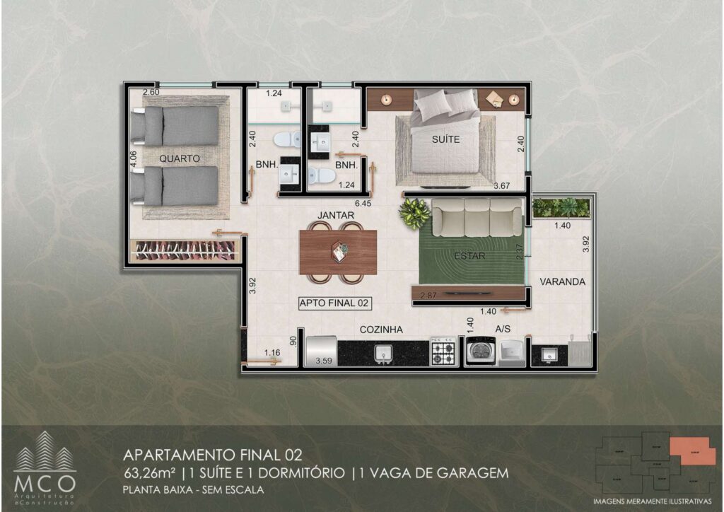 apartamento lançamento na planta a venda no centro de ubatuba valor de investimento ubatuba litoral norte de são paulo