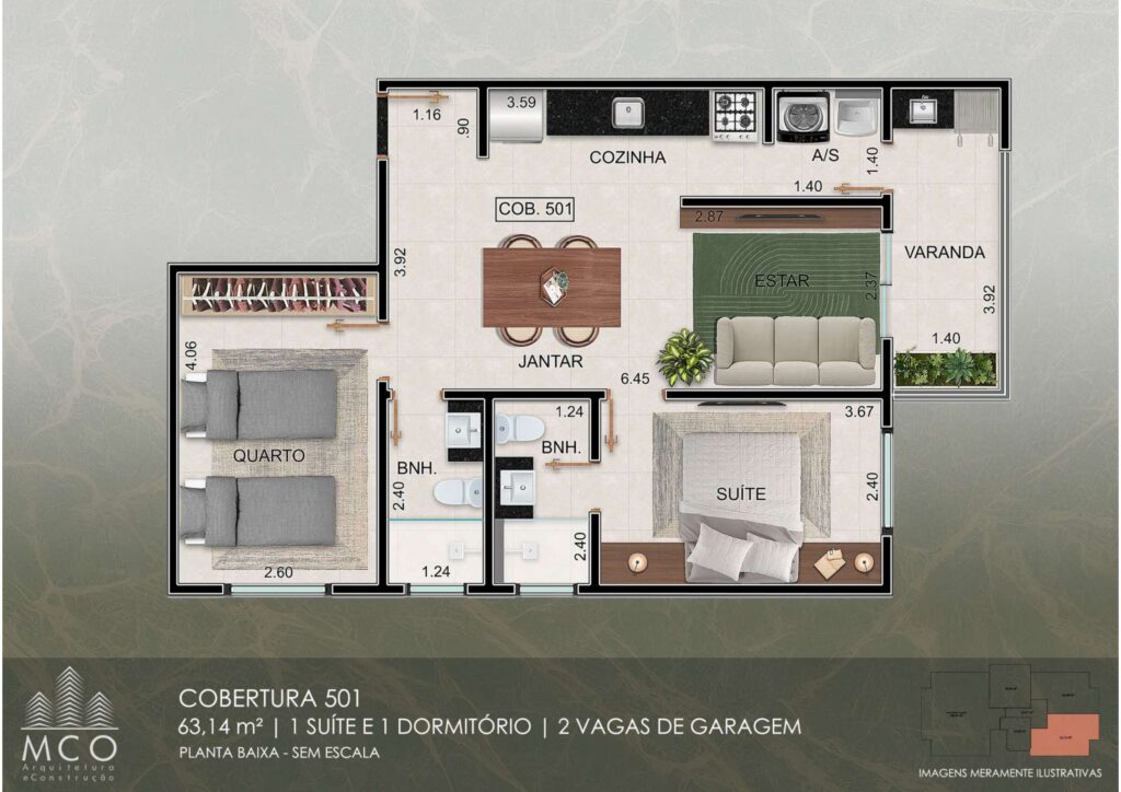 apartamento lançamento na planta a venda no centro de ubatuba valor de investimento ubatuba litoral norte de são paulo