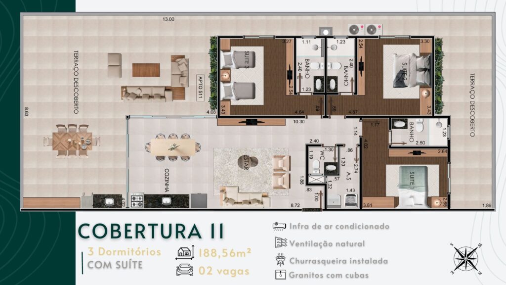APARTAMENTO LANÇAMENTO PRAIA DO TENÓRIO E PRAIA GRANDE UBATUBA APARTAMENTO A VENDA NA PLANTA