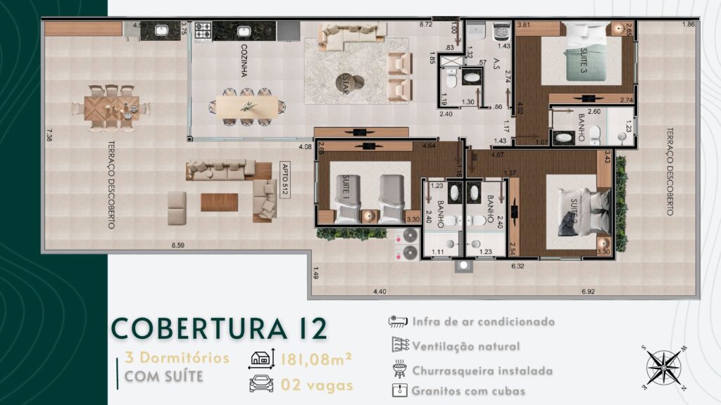 APARTAMENTO LANÇAMENTO PRAIA DO TENÓRIO E PRAIA GRANDE UBATUBA APARTAMENTO A VENDA NA PLANTA